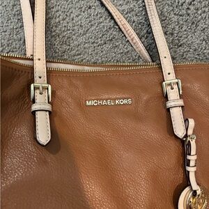 Michael Kors Tan Leather Tote